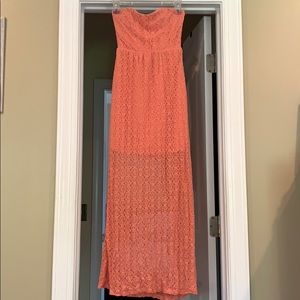 Strapless summer dress